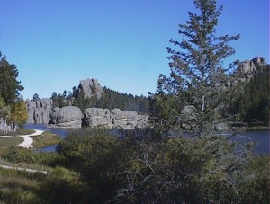 Sylvan Lake, in Custer State Park, SD