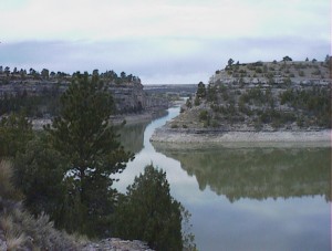 Cycling in Guernsey Lake State Park, WY