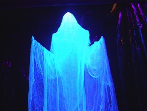 The ghost under Dave's stairs . . .