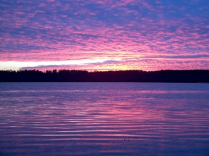 Sunset the next night too