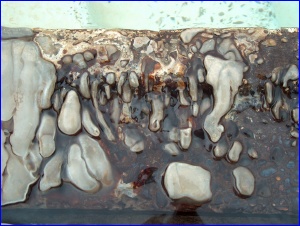Minerals on the edge of Glenwood Hot Springs
