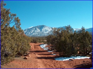 The La Sals again, much closer