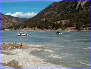 Police Cars on Ice