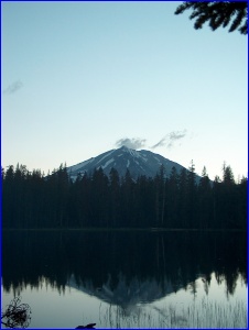 Lassen Peak Dusk