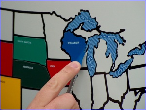 Sterling repositioning Wisconsin with his Leatherman