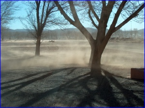 Dust Storm in Red Rock SP