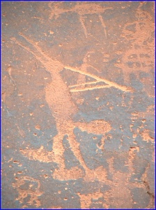 Kokopelli at Sand Island