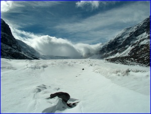 Cloud over the Athabasca Galcier