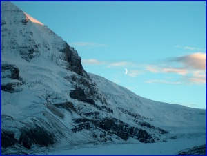 Athabasca Moonset 1