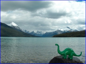 Sinclair at Maligne Lake