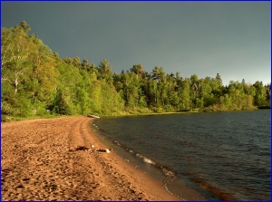Lake Michigamme, in the U.P.