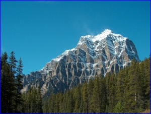 A wrinkly peak