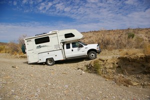 Camper on River Road Camper on River Road