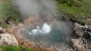"Boiling" Water, Artist Paintpots "Boiling" Water, Artist Paintpots