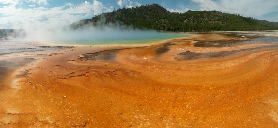 Grand Prismatic Spring Detail Grand Prismatic Spring Detail
