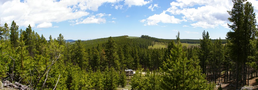 Circle Camp from Trail Circle Camp from Trail