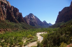 View of Zion Canyon from Kayenta Trail View of Zion Canyon from Kayenta Trail