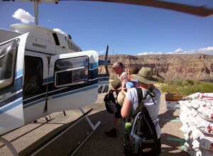 Boarding the Helicopter Boarding the Helicopter