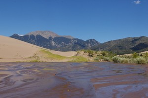 Medano Creek, Great Sand Dunes National Park, Colorado Medano Creek, Great Sand Dunes National Park, Colorado