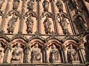 Lichfield Cathedral, Exterior Stonework Lichfield Cathedral, Exterior Stonework