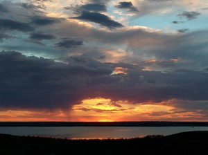 Brantley Lake Sunset