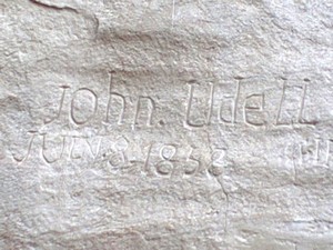 John Udell Grafitti, El Morro National Monument John Udell Grafitti, El Morro National Monument