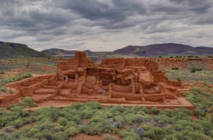 Wupatki Pueblo, Wupatki National Monument, Arizona Wupatki Pueblo, Wupatki National Monument, Arizona