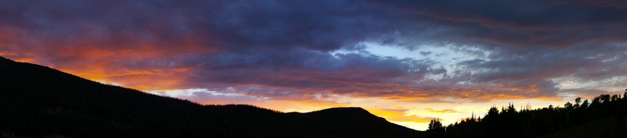 Sunset at Road 390 Camp Sunset at Road 390 Camp
